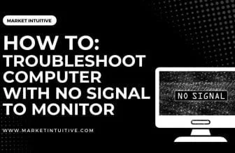 computer turns on but no signal to monitor