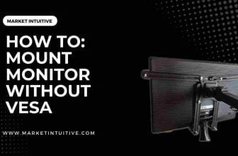 how to mount monitor without vesa